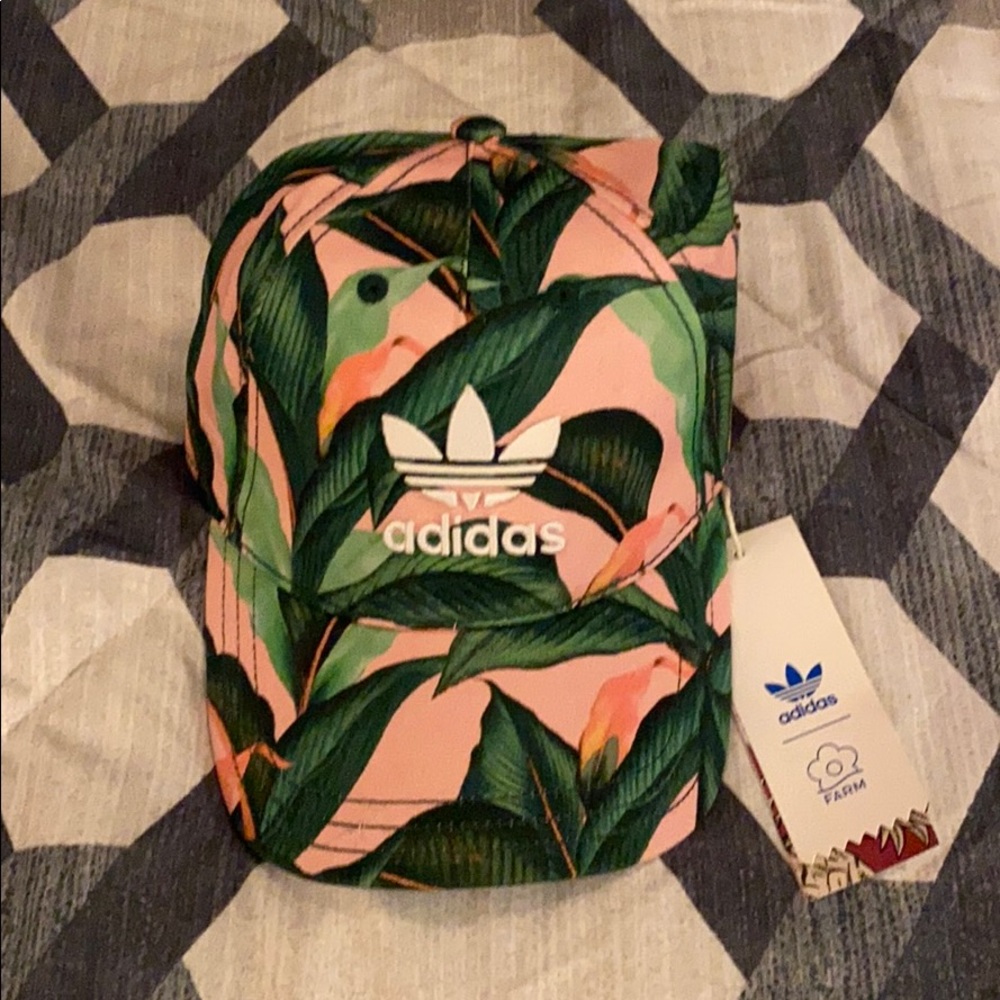 Adidas Farm Baseball Cap with Brazilian pattern.